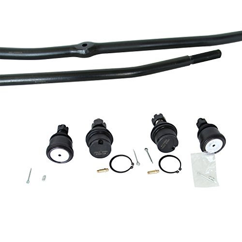 MOTORMAN 8 pc Front Suspension Set - Ball Joints, Inner and Outer Tie Rod Ends-4WD/4X4 for 2006-2008 Ram 1500 2003-2008 Ram 2500 2003-2007 Ram 3500