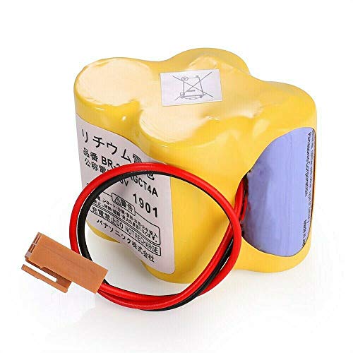 ele ELEOPTION BR 2/3AGCT4A 6V PLC Batería para FANUC A98L 0031 0025 Sistema CNC con enchufe pack de 1