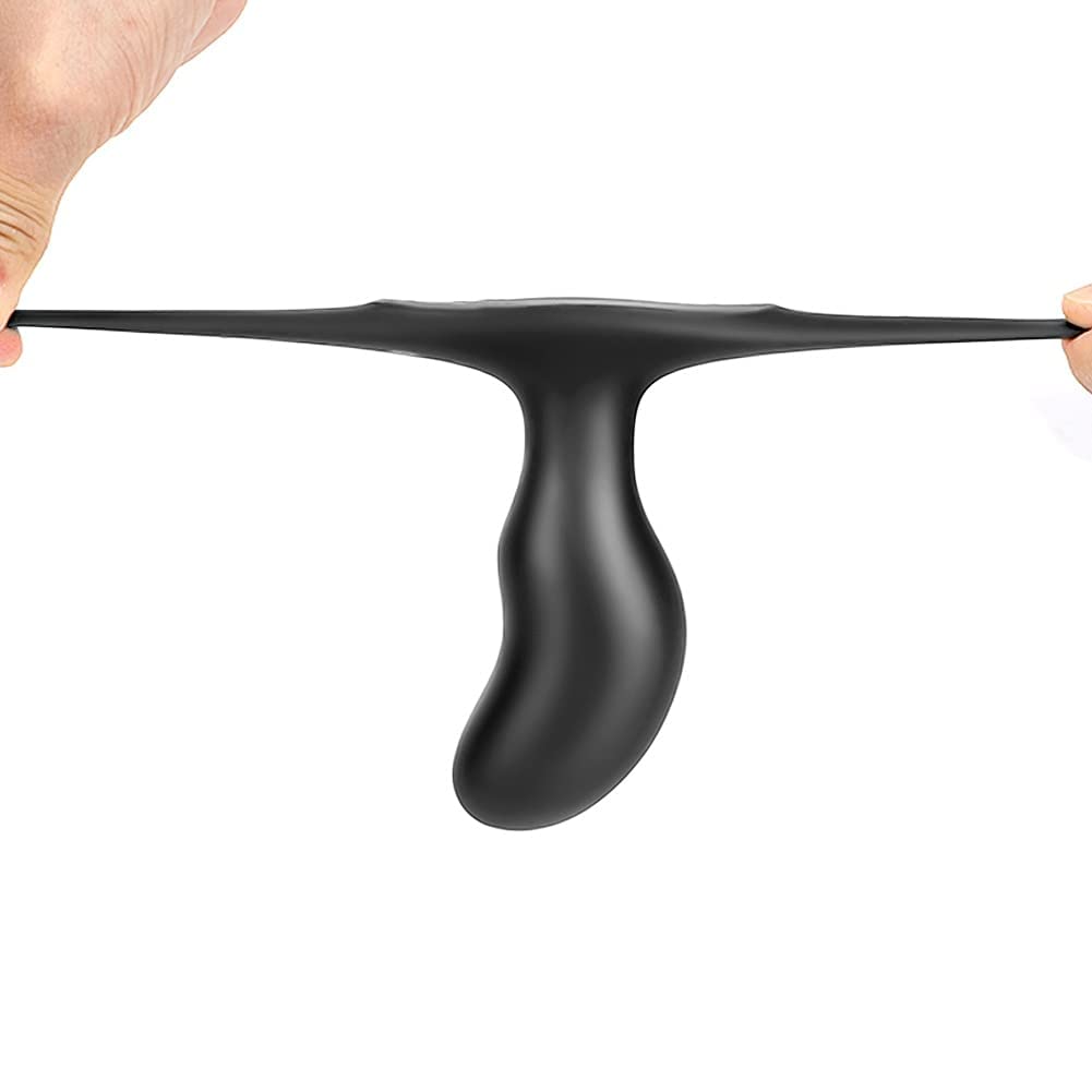 Massaggiatore Prostatico Zerosky In TPE Nero &ndash; Plug Anale E Masturbatore Vaginale Flessibile