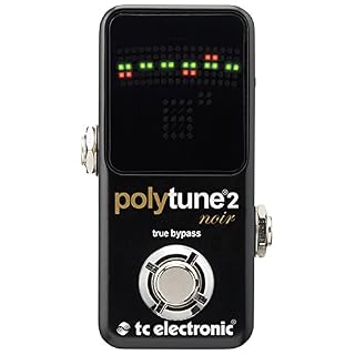 Amplis et effets TC Electronic POLYTUNE 2 NOIR Pédales accordeurs - Les Beatles, Paul McCartney, John Lennon, RIngo Starr, George Harrison