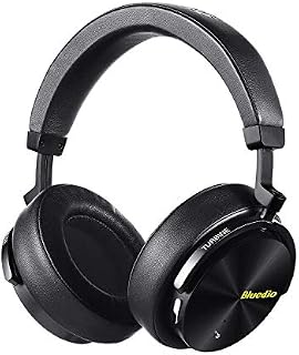 Bluedio T5 Active Noise Cancelling Headphones Over Ear Wireless Bluetooth Headphones with Mic