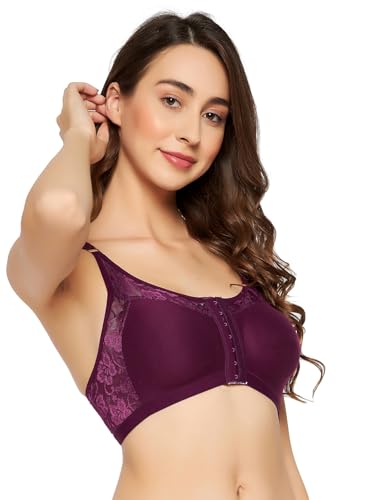 Image of Clovia Women Non-Padded Cotton Bra- Full Coverage, Wirefree
