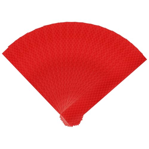 sourcing map 20pcs Reflective Stickers 1" x 5.9" High Visibility Diamond-grade Reflective Adhesive Tape Waterproof for Bike Car Motorcycle Trailer