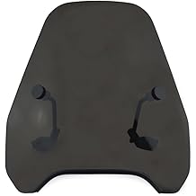 Motorcycle Windshield Windscreen 7/8" or 1" Handlebars Adjustment Holder Mount Compatible 15" Height Smoke Compatible With Harley Davidson Sportster Dyna Glide Softail