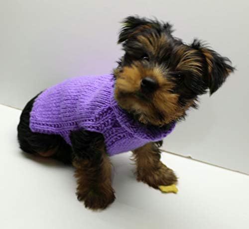 Knitting Pattern for Plain Dogs Coat, 4 Sizes Included, Aran Yarn, Sizes are X Small, Small, Medium and Large, Dog Sweater Aran Yarn Knitting Pattern, KP606