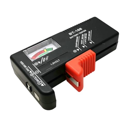 tiyiyok Testeur de Piles, Testeur Batterie Universel, Battery Tester, pour AA AAA C D 9V 1,5V & Piles Boutons, Appareil de Mesure Précis pour Piles à Usage Domestique et Professionnel