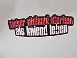 böhse onkelz buch der erinnerung album download Verklebetemperatur > +8°C Lieber stehend sterben als kniend Leben Aufkleber Sticker Onkelz Fan