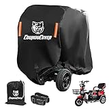 CoukouCover Mobility Scooter Storage Cover,600D Oxford Fabric All-Weather Waterproof and Durable, Su