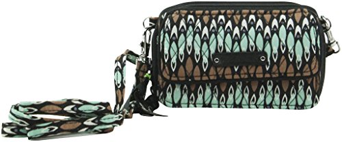 Vera Bradley Women's All In One Crossbody Sierra Stream Crossbody Bag