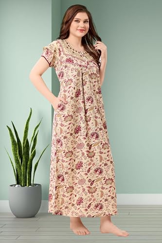 Image of Soulemo Women's Alpine Blended Printed Nighty 1635