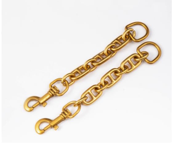 2-Piece Bag Chain Extenders, Alloy Bag Accessories for Bag Making, 14cm Replacement Strap with Spring Clasps for Handbags and Crossbody Bags, Gilt Color-image-9