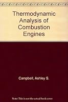 Thermodynamic Analysis of Combustion Engines 0471037516 Book Cover