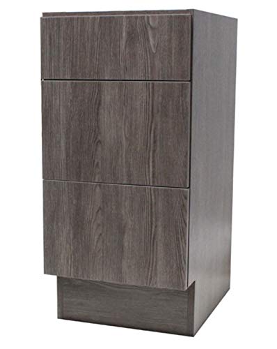Kingsman Durable Modern European Style Dark Walnut Pattern Bathroom Vanity
