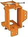 Union GBRSC100A Single-Gang Low-Voltage Bracket, Orange, Pack of 1