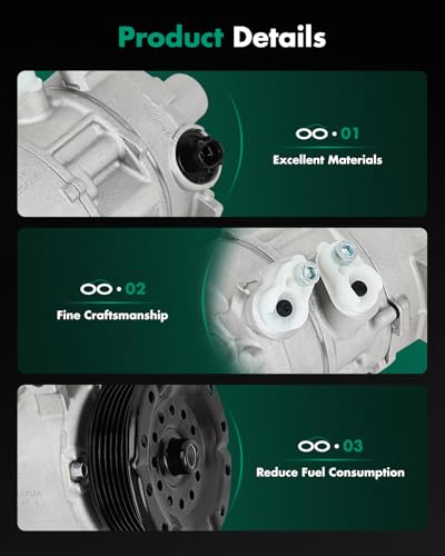 Image of SCITOO 2007-2008 AC Compressor for Jeep Compass Patriot 2.0L 2.4L A /C Compressor for Dodge Caliber 1.8L 2.0L 2.4L 2007-2008 Fast Cooling Air Conditioning Compressor