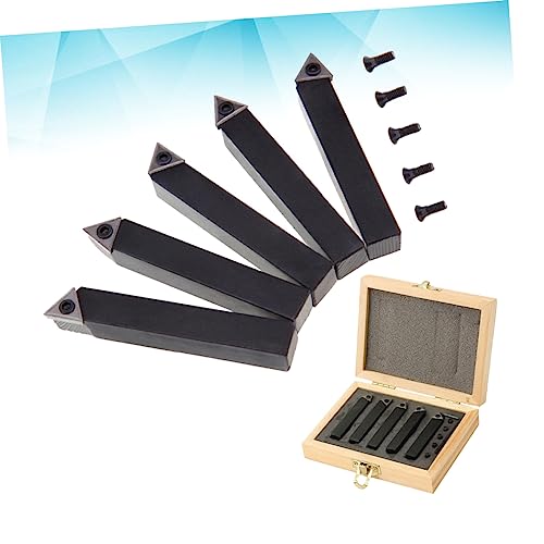 Set de 5 herramientas de torno con punta de carburo miniatura 3