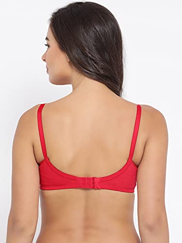 Image of Macrowoman W-Series Nine to Five Bra for Women in Cotton Poly Fabric, Seamless Wire-Free Full Coverage for Daily Comfort & Support