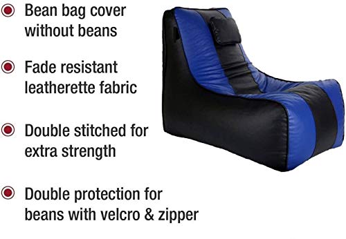 Blue Bean Bag Lounger - true 2 f