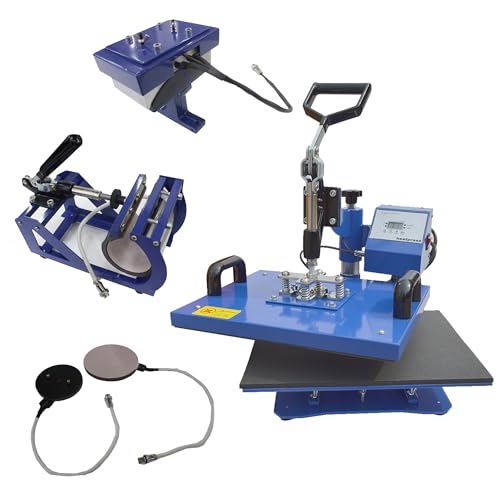 Máquina de prensado térmico 5 en 1 INTSUPERMAI 12 x 15 pulg miniatura 1
