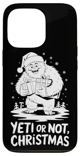 Coque pour iPhone 13 Pro Noël amusant Yeti or Not Christmas