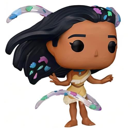 POP! Disney Ultimate Princess: Pocahontas with Leaves Vinyl Figure - Shop Exclusive, Multicolor - Image 4