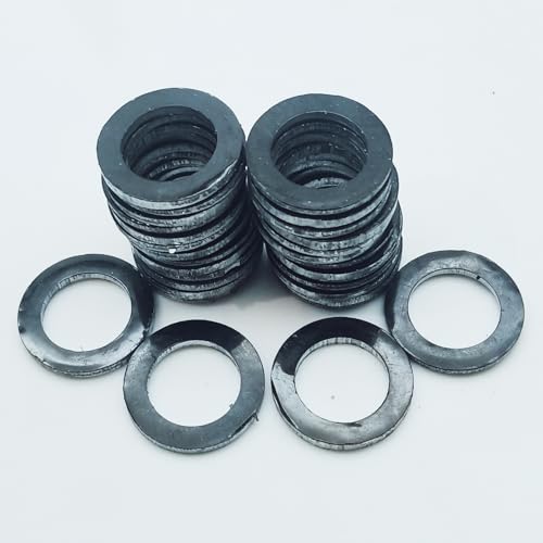 Image of 30 Pcs Oil Drain Plug Gasket，14mm Aluminum Engine Oil Crush Washers Compatible /Replacement for Oil Crush Washer OEM 007603-014106 and OEM 94109-14000