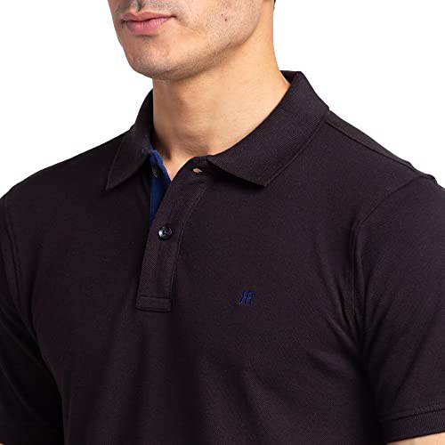 Image of Raymond Men Cotton Solid Regular Fit T-Shirt