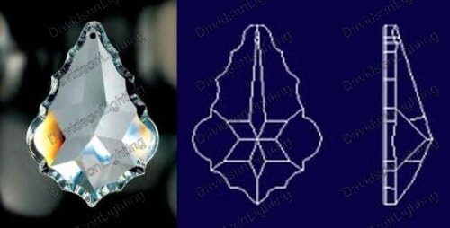 Asfour French Cut 30% Lead Crystal Faceted 76mm - 3" inch #911-76 Set of 10pc