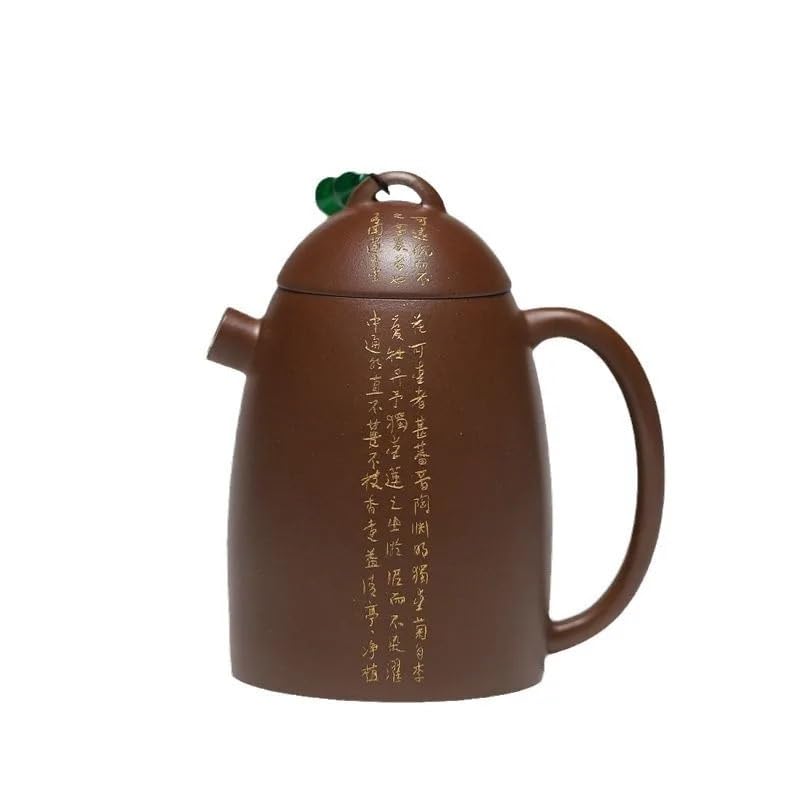 Czajniczek 120 ml retro fioletowy gliniany czajniczek ręcznie robiony garnek surowa ruda fioletowa glina zaparzacz do herbaty Zisha zestaw do herbaty luźny dzbanek do herbaty, mleka, kawy, czajniczek
