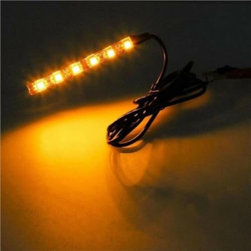 Luces de freno trasero para rutas nocturnas seguras con intermitentes de motocicleta flexibles 3