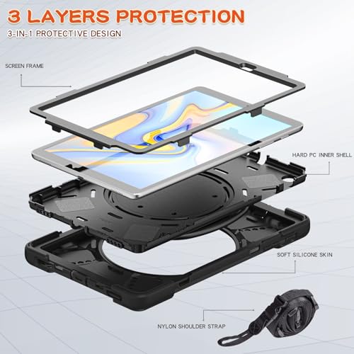 Coque robuste Samsung Galaxy Tab A 10.1 avec béquille 360