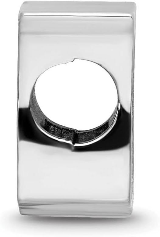 New York Rangers Enameled Logo Bead (Sterling Sliver)