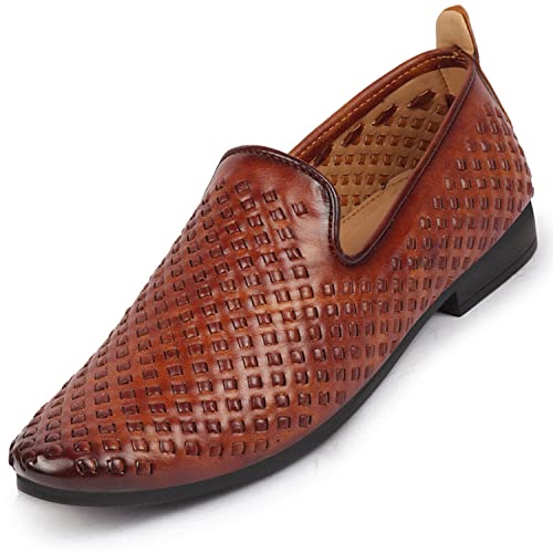 FAUSTO Men’s Ethnic Jutis and Mojaris for Occasions|Ethnic|Wedding|Party|Fashion|Outdoor|Lightweight|Shoes with PU Sole