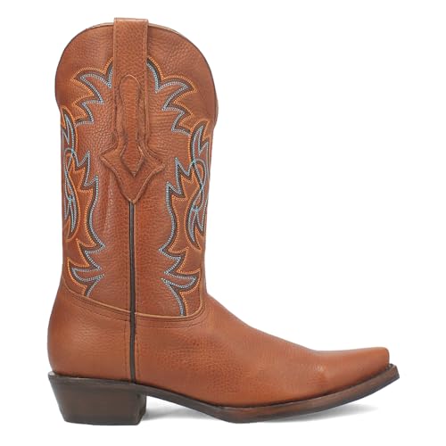 Dingo Men's Gold Rush Leather Embroidered Snip Toe Western Boot