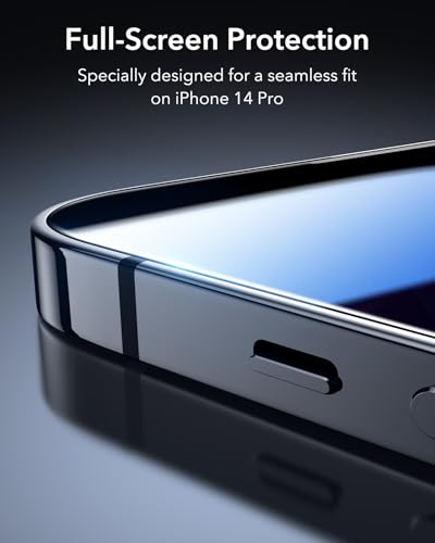 Image of Supershieldz NeoGuard True 360 Privacy Tempered Glass Screen Protector Guard for iPhone 14 Pro, 9H Hardness, Anti-Static, Case-Friendly, Easy Installation Kit - 1 Pack