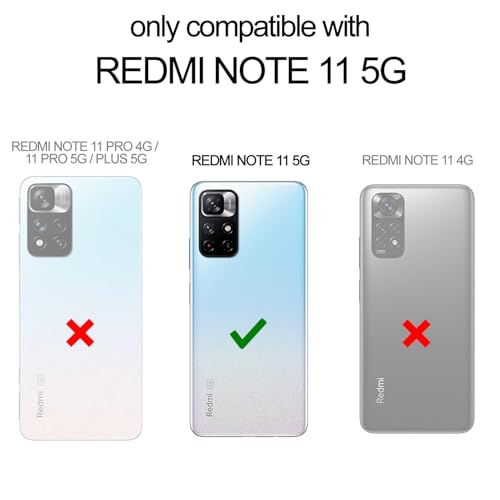 Image of COLORflow Back Cover Compatible with Redmi Note 11 5G / 11S 5G | Heart Celestial Color Customized | Shockproof TPU Bumper with Camera Protection Back Cover Compatible with Redmi Note 11 5G / 11S 5G