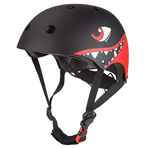 fllyingu Niños Bici Patinaje Equilibrio Casco de Seguridad Velocidad de equitación Casco Deslizante Casco para Scooter de Bicicleta Ajustable con Sistema de ventilación para 3-10 años