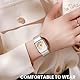 AMSKY Original Milanaise Band Kompatibel mit Apple Watch Armband 40mm 46mm 45mm 44mm 41mm 42mm 38mm 49mm, Edelstahl Mesh Metall mit Magnet für iWatch Armband Se Ultra Series 10 9 8 7 6 5 4 3 2 1