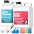 NASUBI Epoxy Resin Kit - 68OZ Crystal Clear Resin for Crafts, Mold, Wood, Jewelry Making, Art Casting Resin for Art, NO Bubble, 2 Part Clear Epoxy with Silicone Cups, Sticks, Pigment