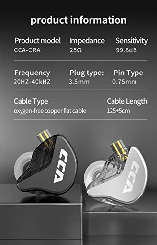 CCA CRA in Ear Auricolare, diaframma ultra-sottile...