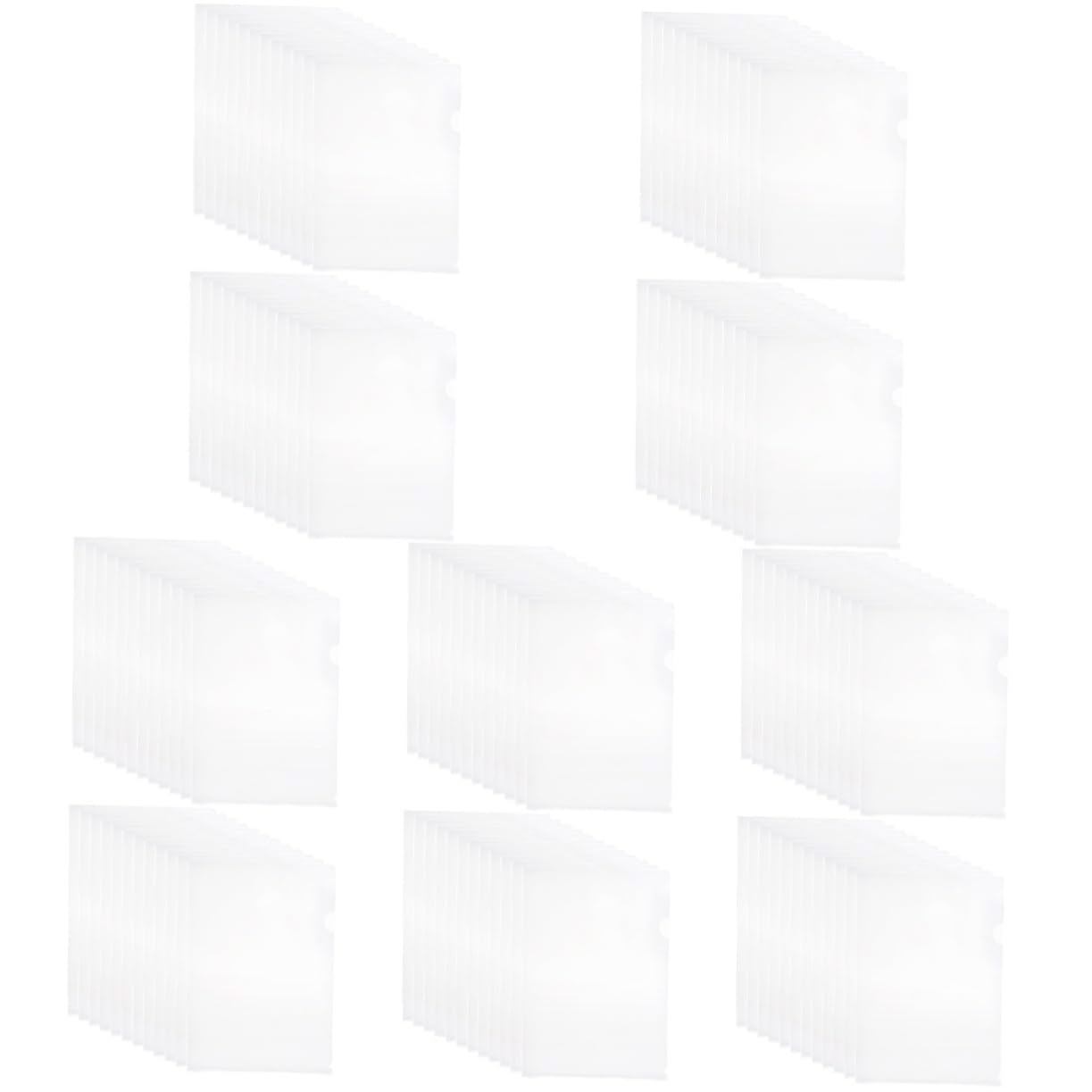 Operitacx 120piezas Carpeta De Transparente Type Folder De Plástico Resistente Para y Escuela Para Archivar Papeles Us Letter