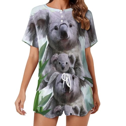 Pyjama femme raccoon manches courtes : l'ensemble de nuit idéal contre la chaleur estivale