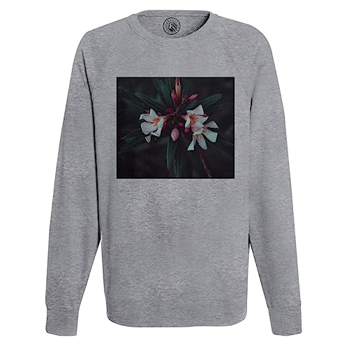 Sweat shirt homme fleur rose imprimé haute définition thermique pour un confort quotidien durable