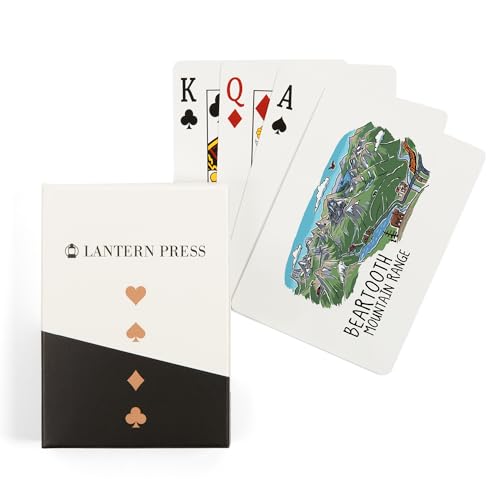 Baraja Beartooth Montana, 52 cartas tamaño póker