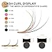 LASHVIEW Ellipse Flat Eyelash Extension,Flat Eyelash Extension supplies,Individual Lashes,0.15mm D Curl Mixed Length,Lash Extension,Semi-Permanent,Extremely Light & Soft,Professional Salon Use