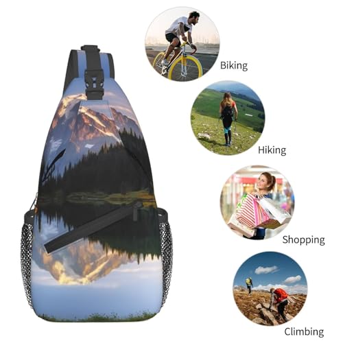 Bolso cruzado tipo sling para hombres y mujeres miniatura 6