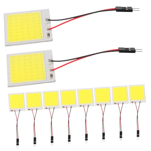 HOLIDYOYO Led Panel Lamps for Ceiling Car Reading Light 10pcs Interior Dome Light Led Panel