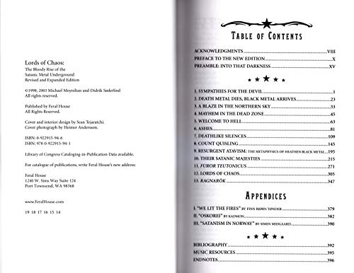 Lords Of Chaos - 2nd Edition: The Bloody Rise of the Satanic Metal Underground (Extreme Metal)