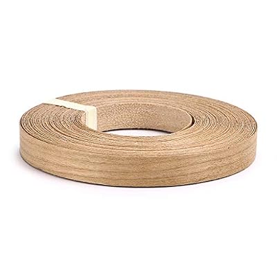 Skelang Cherry 3/4" X 50' Roll Wood Veneer Edge Banding Preglued Iron-On with Hot Melt Adhesive Edgebanding Flexible Wood Tape
