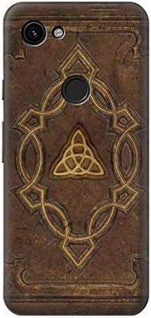 R3219 Spell Book Cover Case Cover for Google Pixel 3a